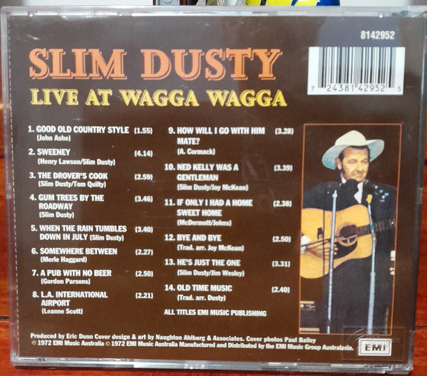 Slim Dusty : Live At Wagga Wagga (CD, Album)