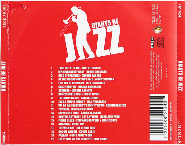 Various : Giants Of Jazz (CD, Comp, RE)