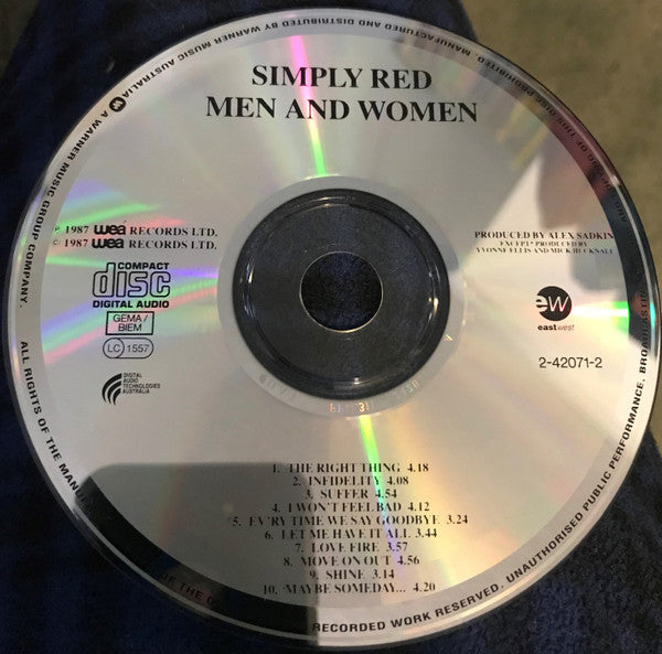 Simply Red : Men And Women (CD, Album)