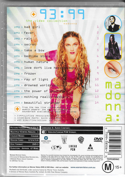 Madonna : The Video Collection 93 : 99 (DVD, Comp, PAL)