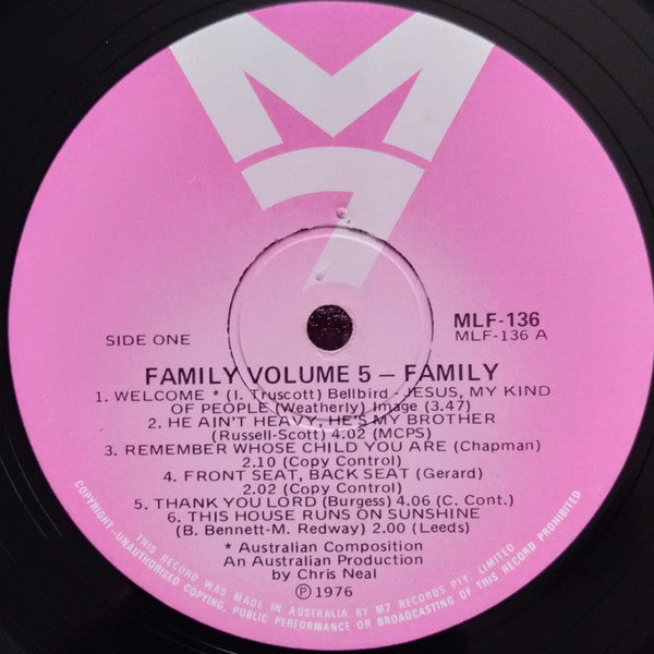 Family (19) : Vol. 5 (LP, Album)