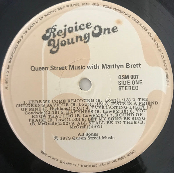 Queen Street Children's Chorus : Rejoice Young One (LP)