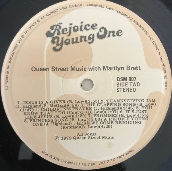 Queen Street Children's Chorus : Rejoice Young One (LP)