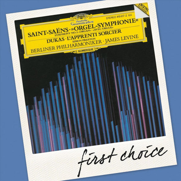Camille Saint-Saëns, Paul Dukas - Simon Preston, Berliner Philharmoniker, James Levine (2) : »Orgel-Symphonie« · L'Apprenti Sorcier (CD, Album, Enh, RE)