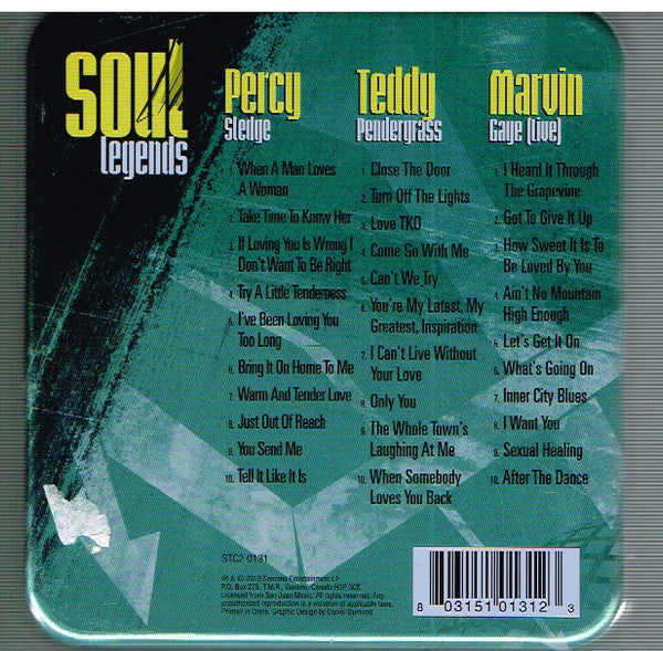Various : Soul Legends (3xCD, Comp, Met)
