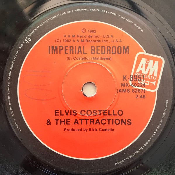 Elvis Costello & The Attractions With The Royal Guard Horns : Party Party (7", Single)