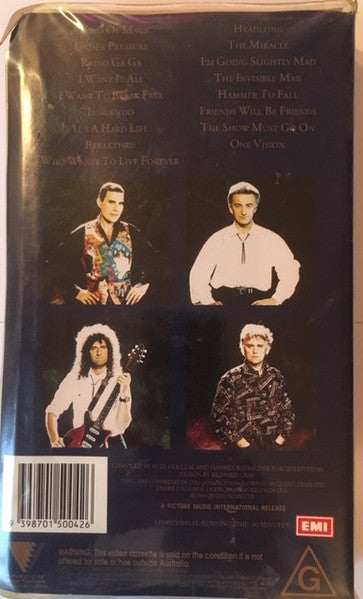 Queen : Greatest Flix II (VHS, Comp, NTSC)
