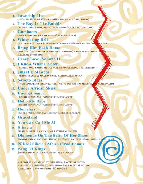 Paul Simon : Graceland: The African Concert (DVD-V, Copy Prot., RE, RP)