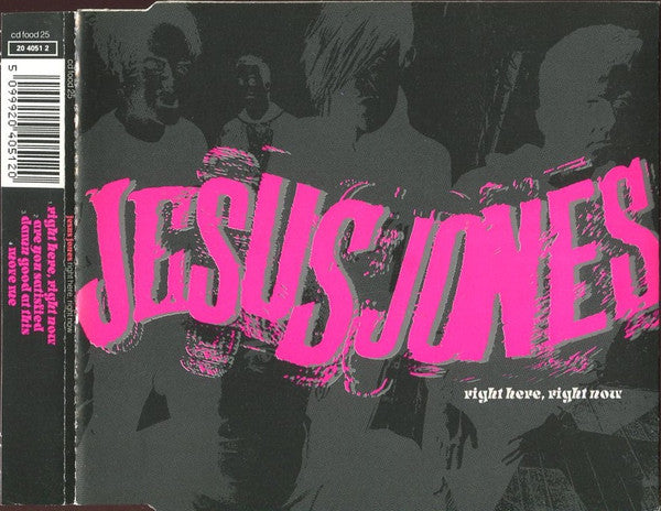 Jesus Jones : Right Here, Right Now (CD, EP)