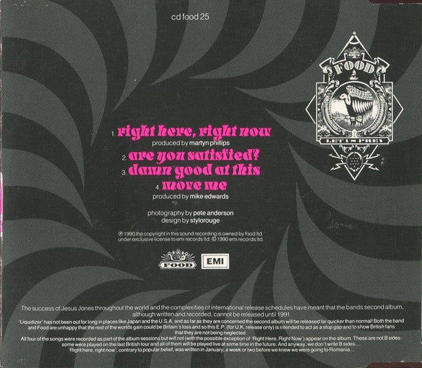 Jesus Jones : Right Here, Right Now (CD, EP)