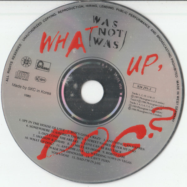 Was (Not Was) : What Up, Dog? (CD, Album)