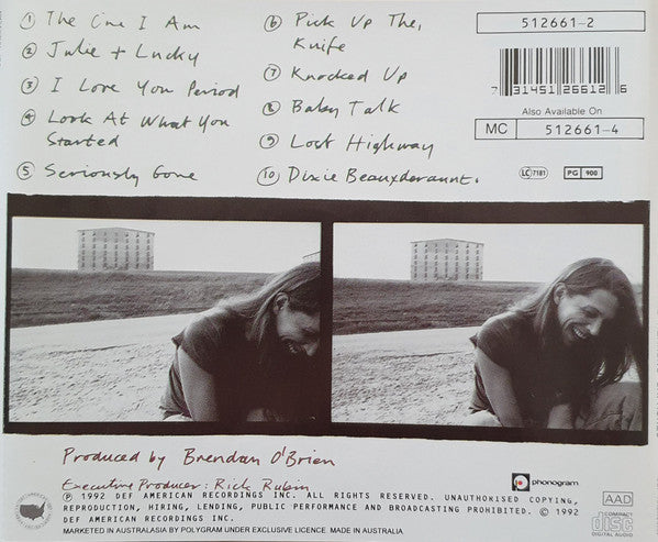 Dan Baird : Love Songs For The Hearing Impaired (CD, Album)