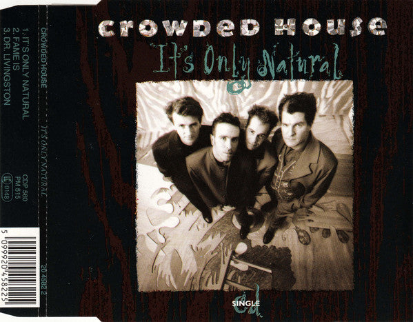 Crowded House : It's Only Natural (CD, Single)