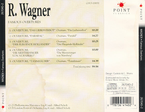 Wagner* : Famous Overtures (CD, Comp)