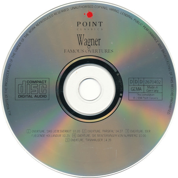 Wagner* : Famous Overtures (CD, Comp)