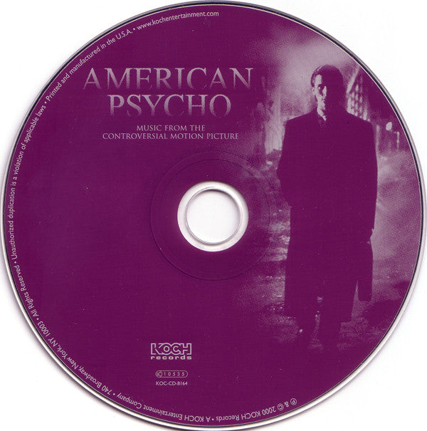Various : American Psycho (Music From The Controversial Motion Picture) (CD, Comp)