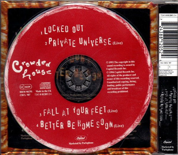 Crowded House : Locked Out (CD, Single, CD2)