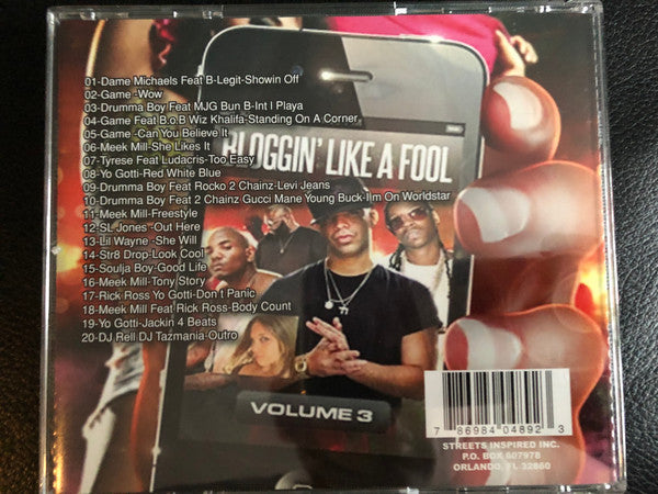 DJ Rell (3) : Bloggin Like A Fool 3 (CD, Mixtape)