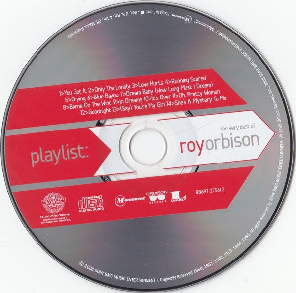 Roy Orbison : Playlist: The Very Best Of Roy Orbison (CD, Comp, Enh, Eco)