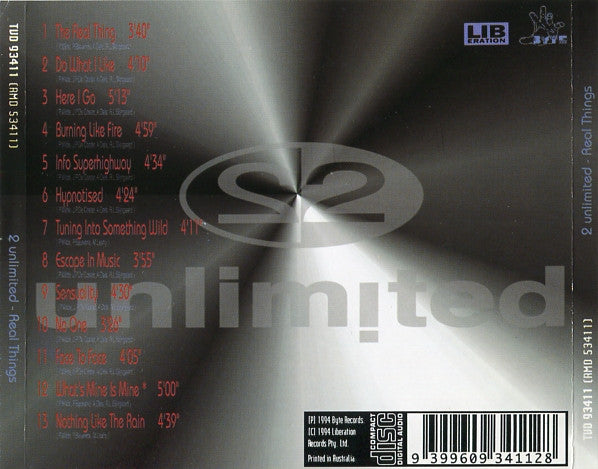 2 Unlimited : Real Things (CD, Album)