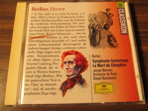 Hector Berlioz - Jessye Norman, Orchestre De Paris, Daniel Barenboim : Symphonie Fantastique •  La Mort De Cléopâtre (CD, Comp, RM)