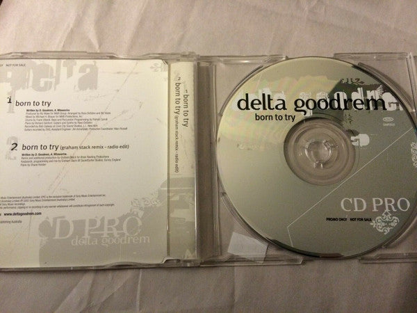 Delta Goodrem : Born To Try (CD, Single, Promo)