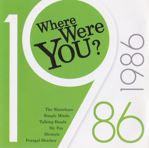 Various : Where Were You? 1986 (CD, Comp)
