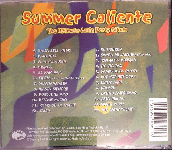 Various : Summer Caliente - The Ultimate Latin Party Album (2xCD, Comp)