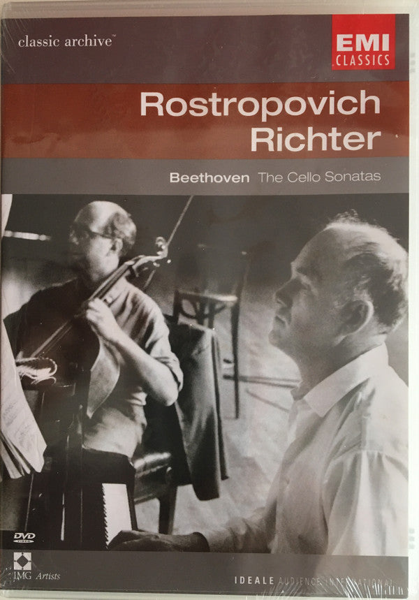 Rostropovich*, Richter*, Beethoven* : The Cello Sonatas (DVD-V, Comp, Mono, Copy Prot., PAL)
