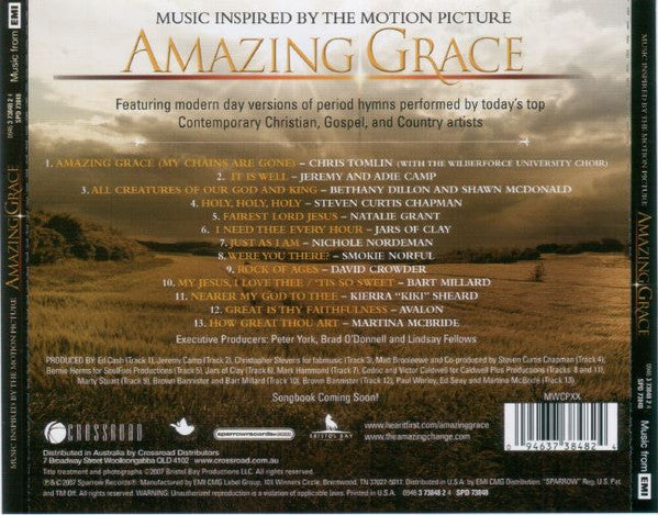 Various : Amazing Grace (Music Inspired By The Motion Picture) (CD, Album)