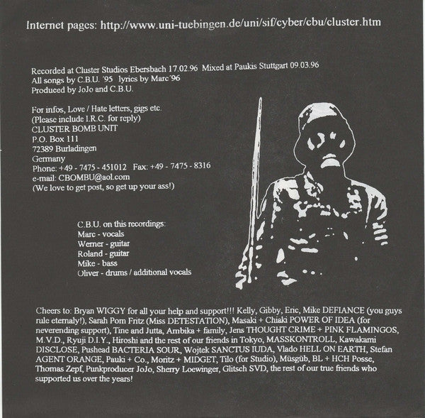 Cluster Bomb Unit : Realität (7")