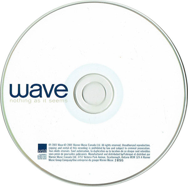 Wave (6) : Nothing As It Seems (CD, Album, Enh)