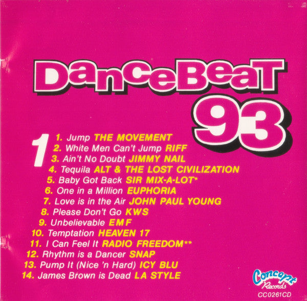 Various : The Dancebeat 93 (2xCD, Comp)