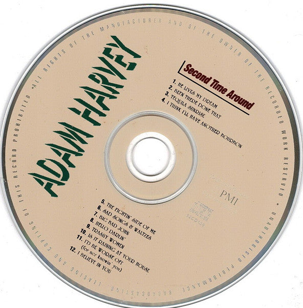Adam Harvey : Second Time Around (CD, Album)