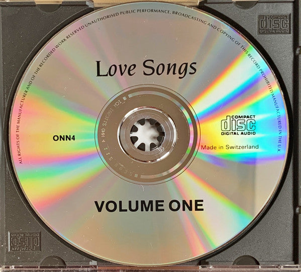 Various : Love Songs, Volume 1 (CD, Comp)