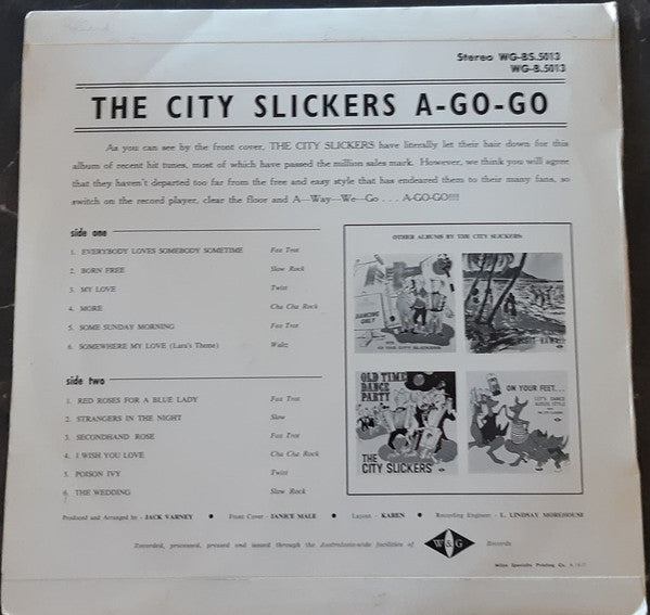 The City Slickers (5) : A Go! Go! (LP, Album)