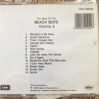 The Beach Boys : The Best Of The Beach Boys, Volume 3 (CD, Comp, RE)