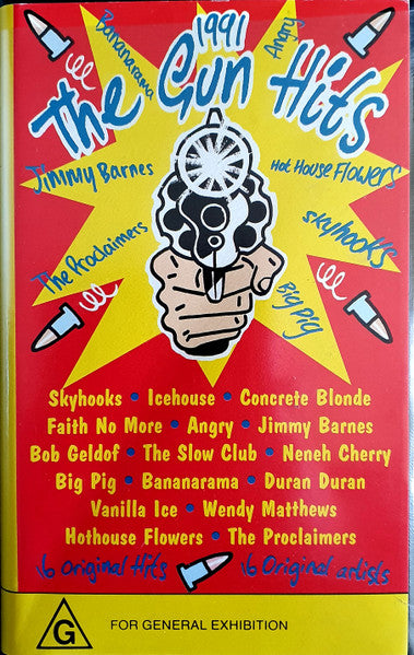 Various : 1991 The Gun Hits (VHS, Album, Comp, PAL)