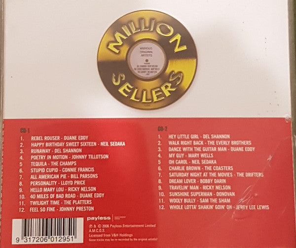 Various : Million Sellers 24 Gold Discs (2xCD, Comp)