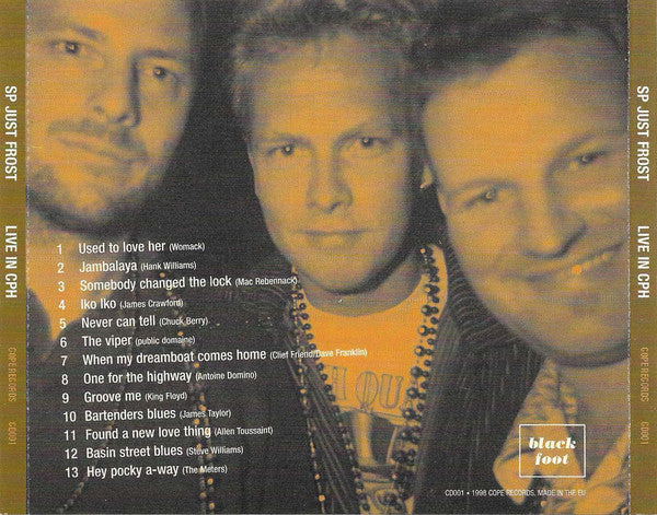 SP-Just-Frost : Live In CPH (CD, Album, RE)