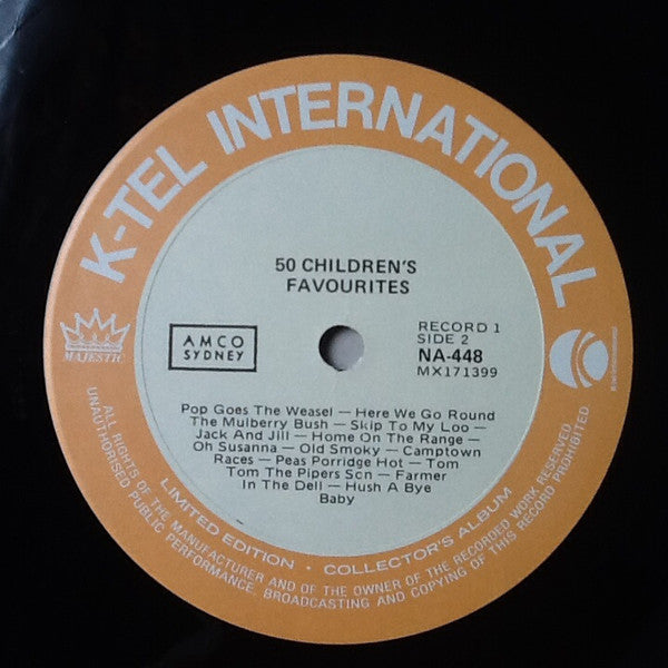 Various : 50 Children's Favorites (2xLP)