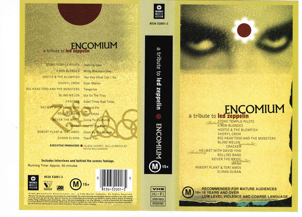 Various : Encomium: A Tribute To Led Zeppelin (VHS, Comp)
