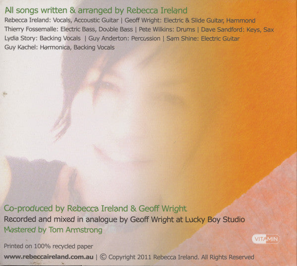 Rebecca Ireland : Love & Sticky Tape (CD, Album)