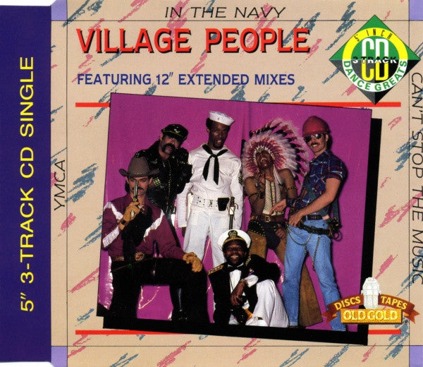 Village People : YMCA / In The Navy / Can't Stop The Music (CD, Single, PDO)
