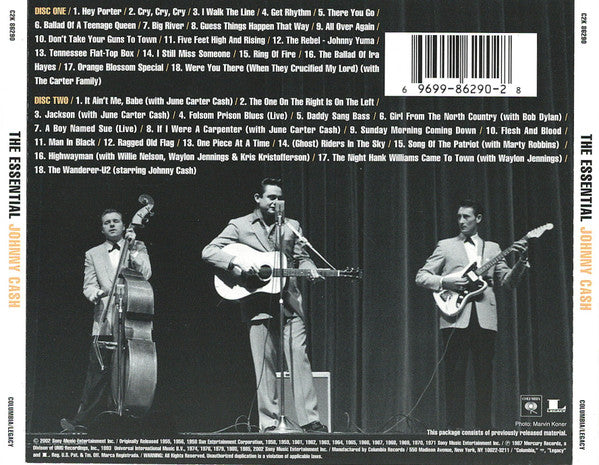 Johnny Cash : The Essential Johnny Cash (2xCD, Comp, Mono, Ltd, RM, DAD)