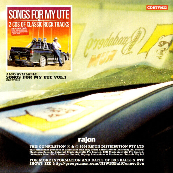 Various : Songs For My Ute Vol.2 (2xCD, Comp)