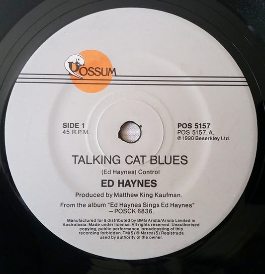 Ed Haynes : Talking Cat Blues (7", Single)