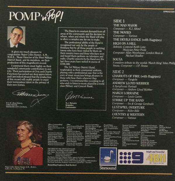 The Concert Band Of The First Military District* : Pomp 'n'' Pop (LP)