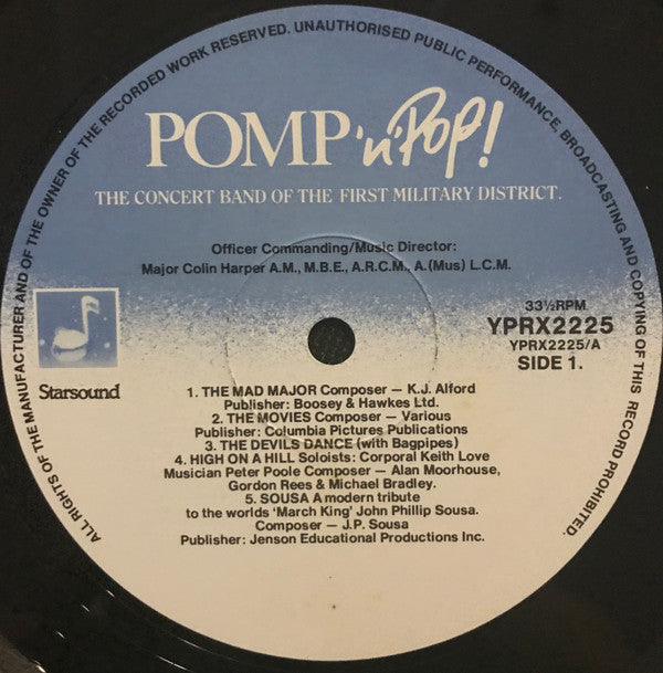 The Concert Band Of The First Military District* : Pomp 'n'' Pop (LP)
