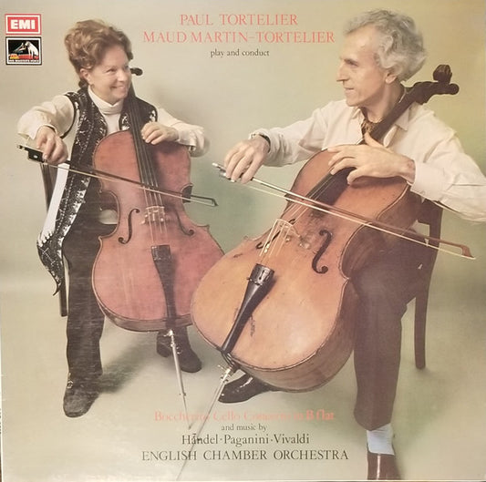 Paul Tortelier, Maud Martin-Tortelier : Paul Tortelier Maud Martin-Tortelier Play And Conduct Boccherini, Handel, Paganini, Vivaldi (LP)